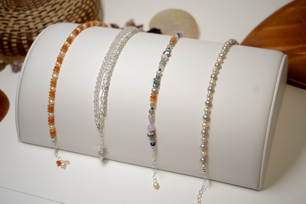 Sage & Sol - Faceted Labradorite Minimal Bracelet
