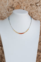 Sage & Sol - Carnelian Gradient Symmetrical Necklace (Lighter)