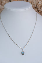 Sage & Sol - Labradorite Leaf Necklace