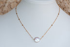 Sea of Light - Coin Pearl Sunburst Chain Necklace