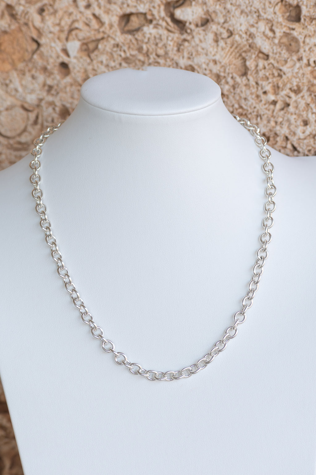 Simple Chain - Sterling Silver Hollow Cable Chain
