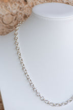 Simple Chain - Sterling Silver Hollow Cable Chain