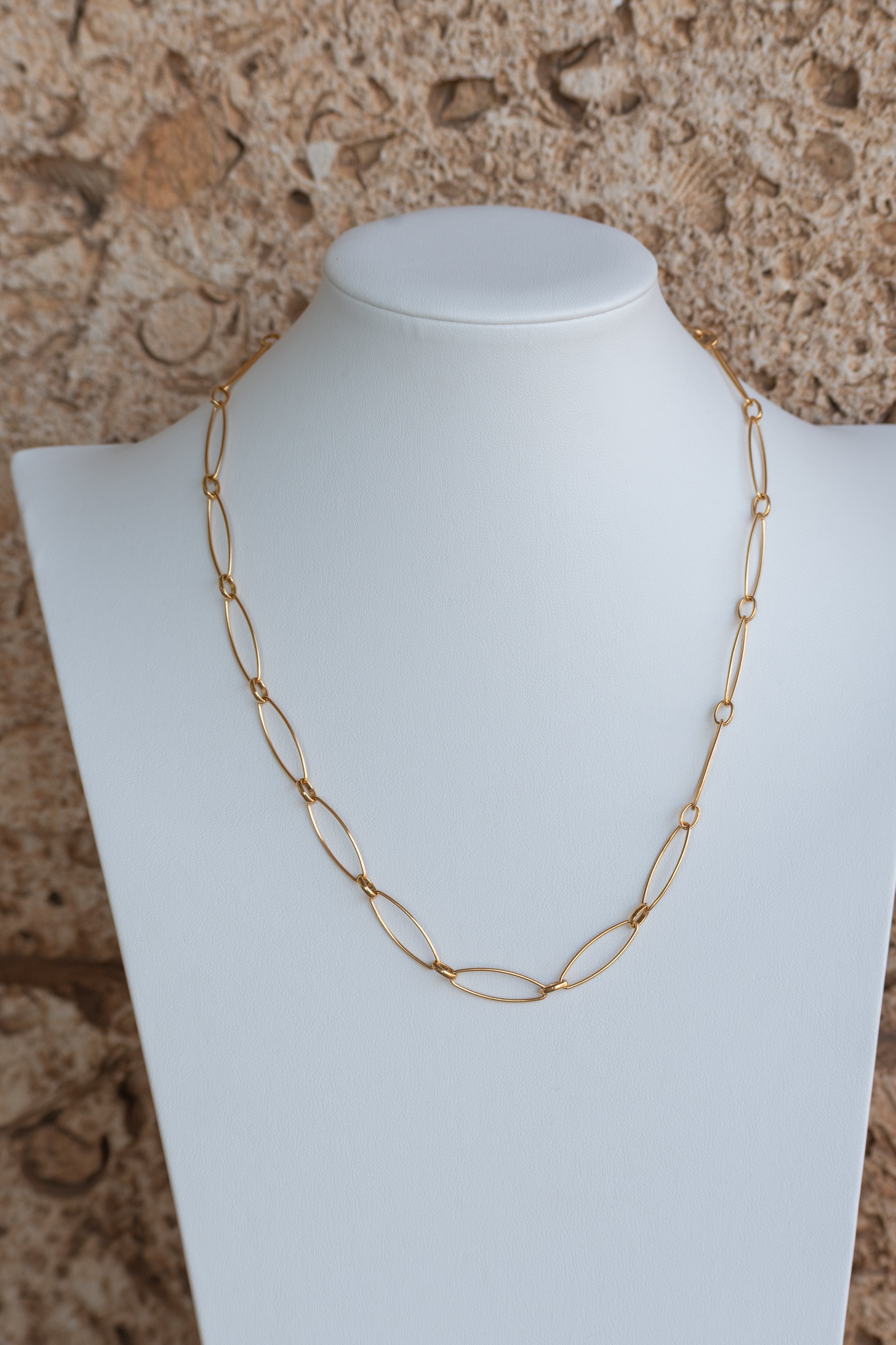 Simple Chain - Gold Filled Long Paperclip Chain
