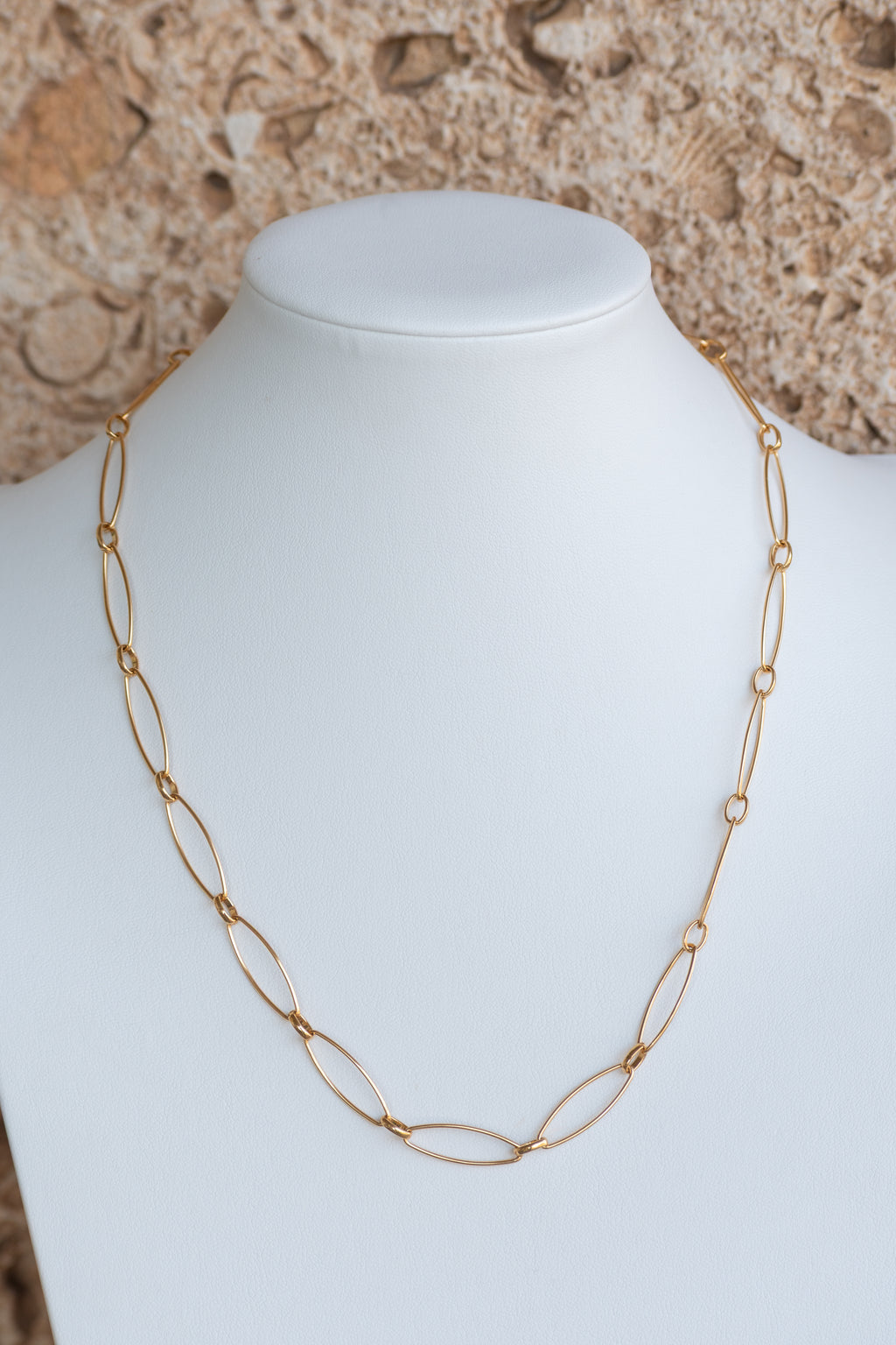Simple Chain - Gold Filled Long Paperclip Chain