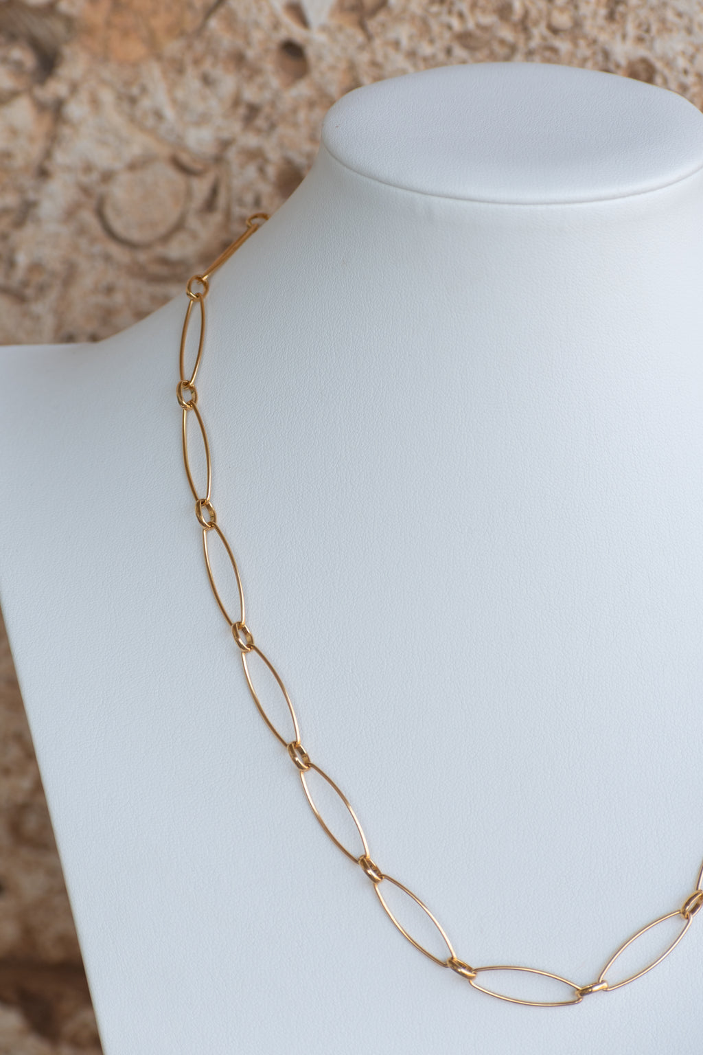 Simple Chain - Gold Filled Long Paperclip Chain