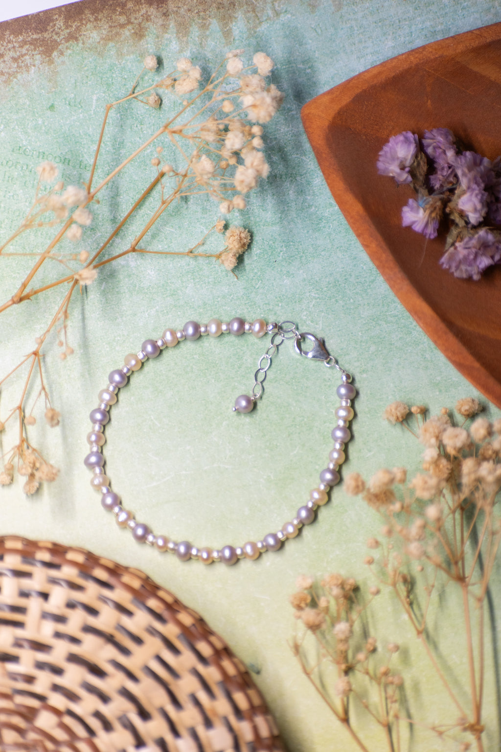 Sage & Sol - Alternating Freshwater Pearl Bracelet