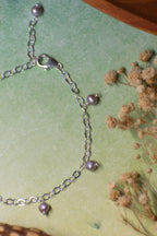 Sage & Sol - Lavender Freshwater Pearl Charm Style Bracelet