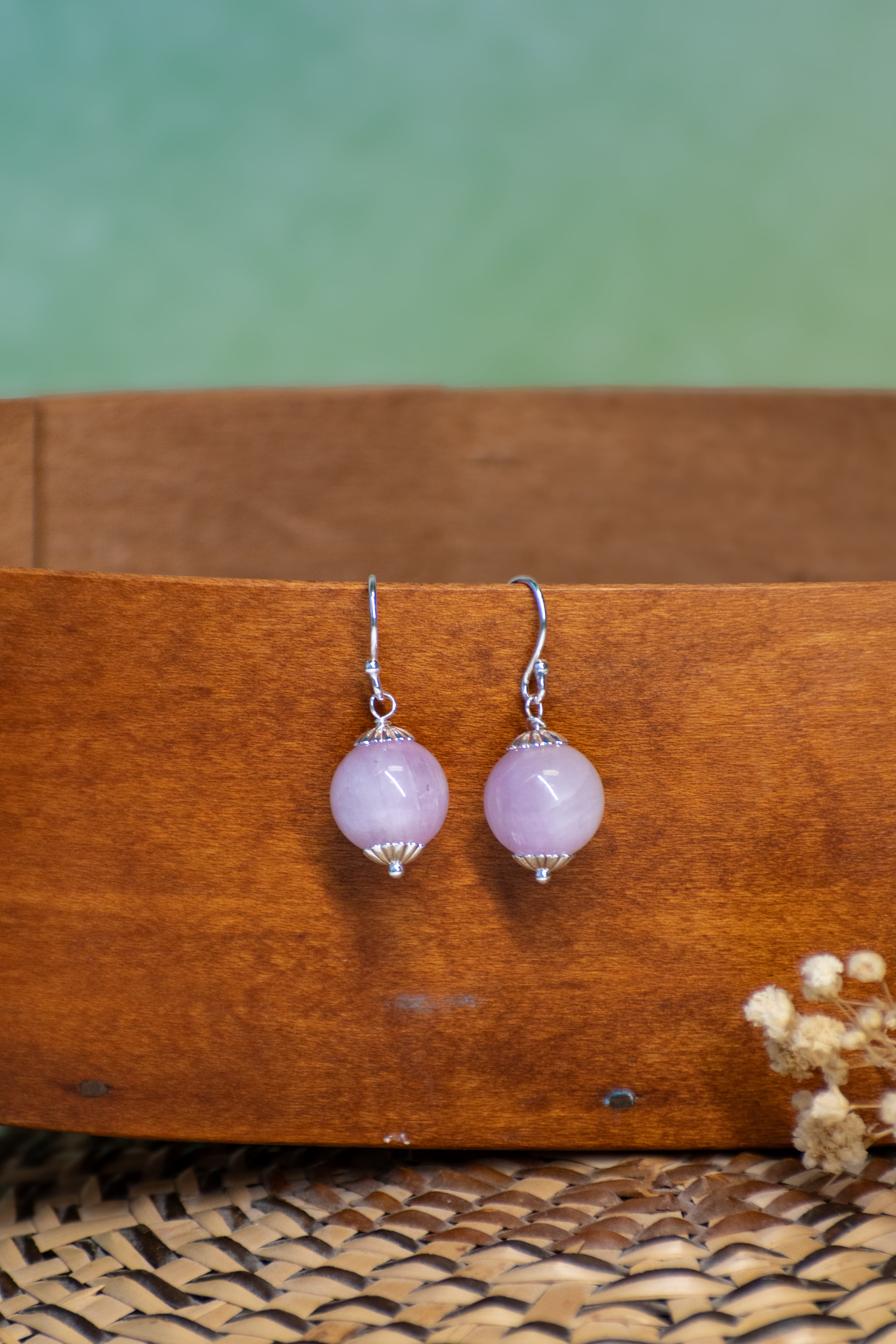 Sage & Sol - Simple Kunzite Earrings