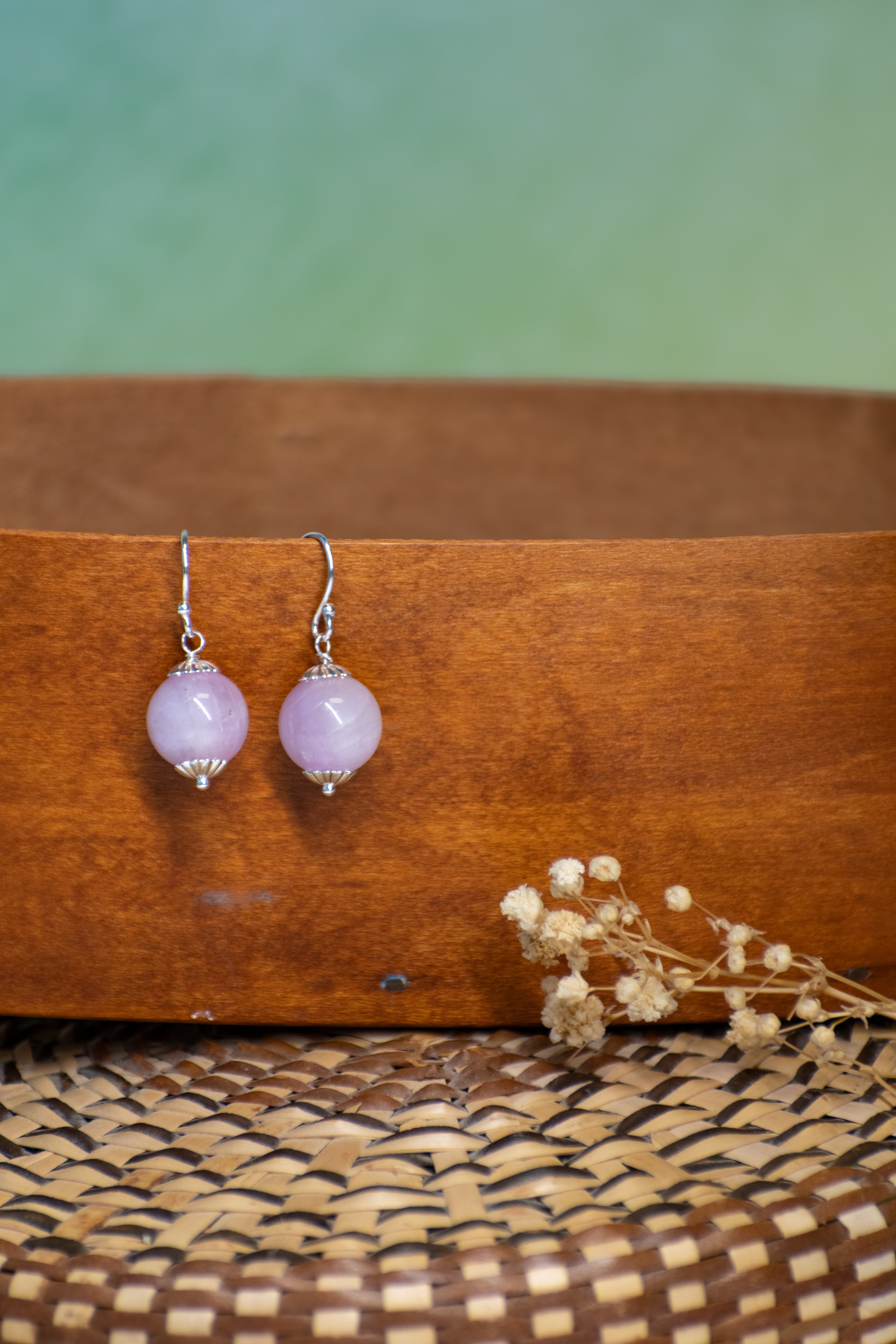 Sage & Sol - Simple Kunzite Earrings