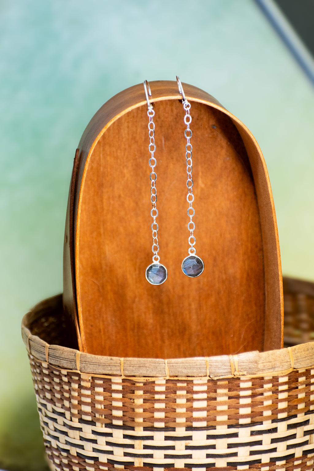 Sage & Sol - Labradorite Long Dangle Earrings