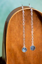 Sage & Sol - Labradorite Long Dangle Earrings