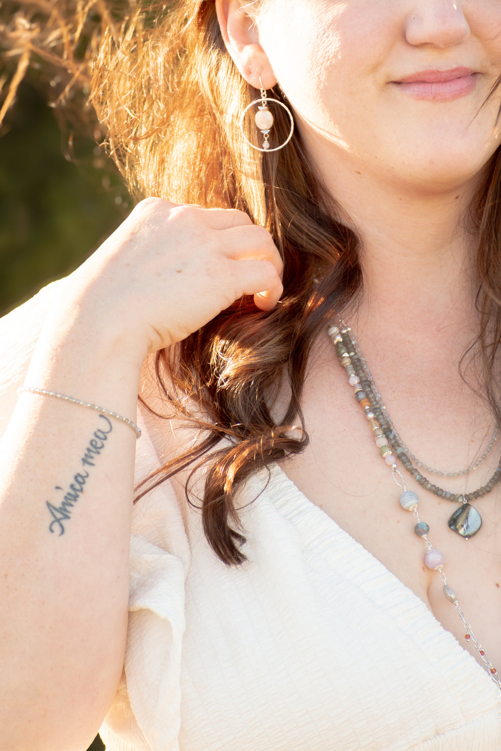 Sage & Sol - Faceted Labradorite Minimal Bracelet