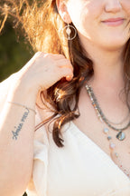 Sage & Sol - Faceted Labradorite Minimal Bracelet