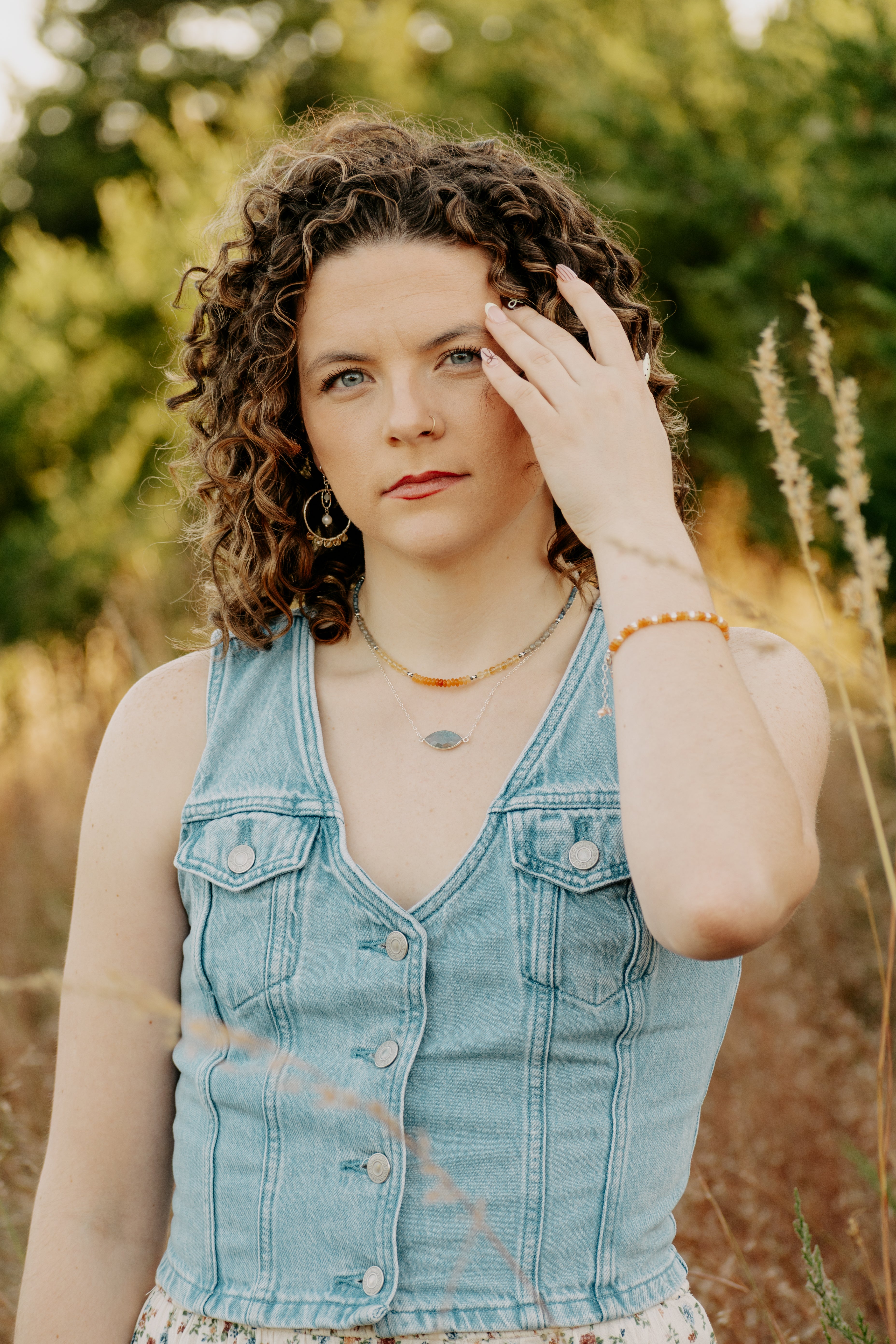 Simple Gem - Faceted Labradorite Eye Shaped Bezel Necklace