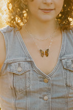 Simple Chain - Sterling Silver Hammered Oval Chain