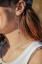 Sage & Sol - Labradorite Long Dangle Earrings