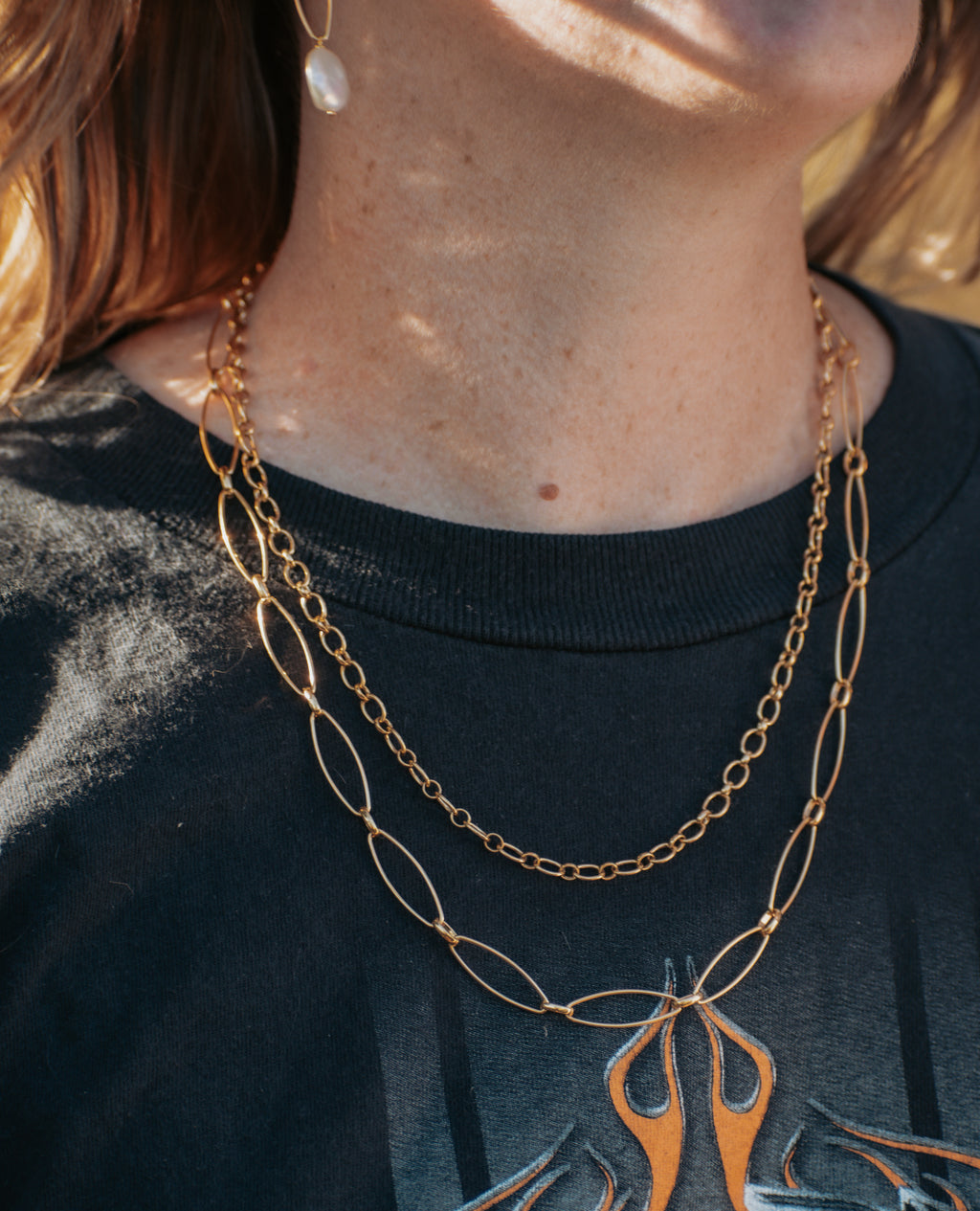Simple Chain - Gold Filled Oval Cable Chain