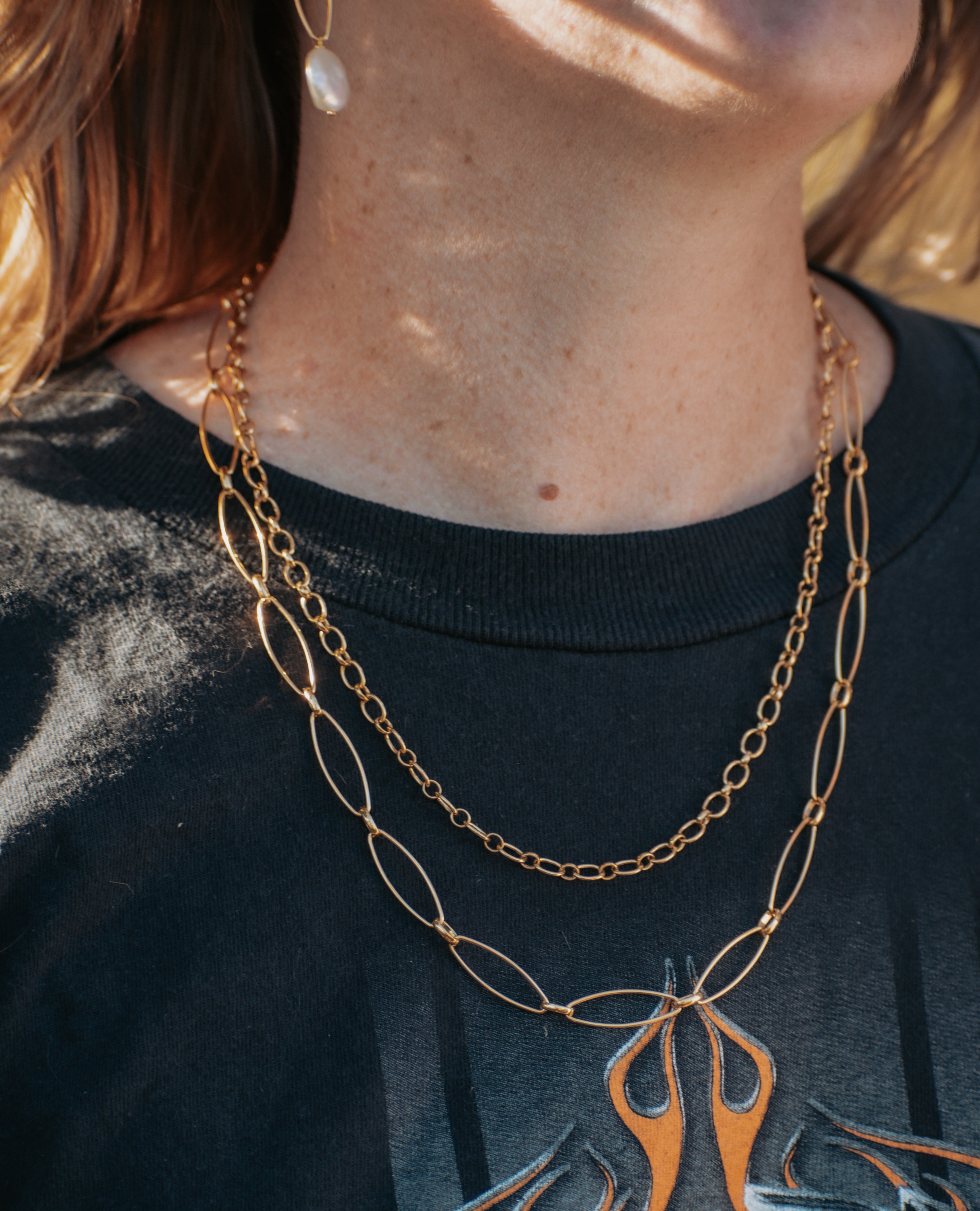 Simple Chain - Gold Filled Oval Cable Chain