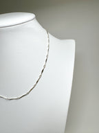 Simple Chain - Sterling Silver Fancy Chain - Flat Diamond