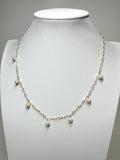 Sea of Light - Pearl Charm Style Necklace