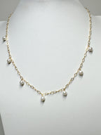 Sea of Light - Pearl Charm Style Necklace